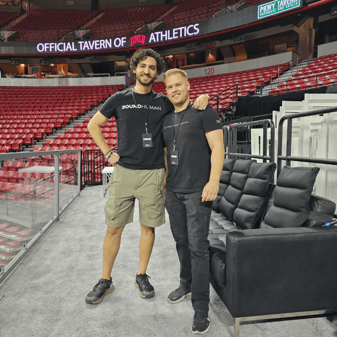 Lea Amps Courtside Las Vegas Arena