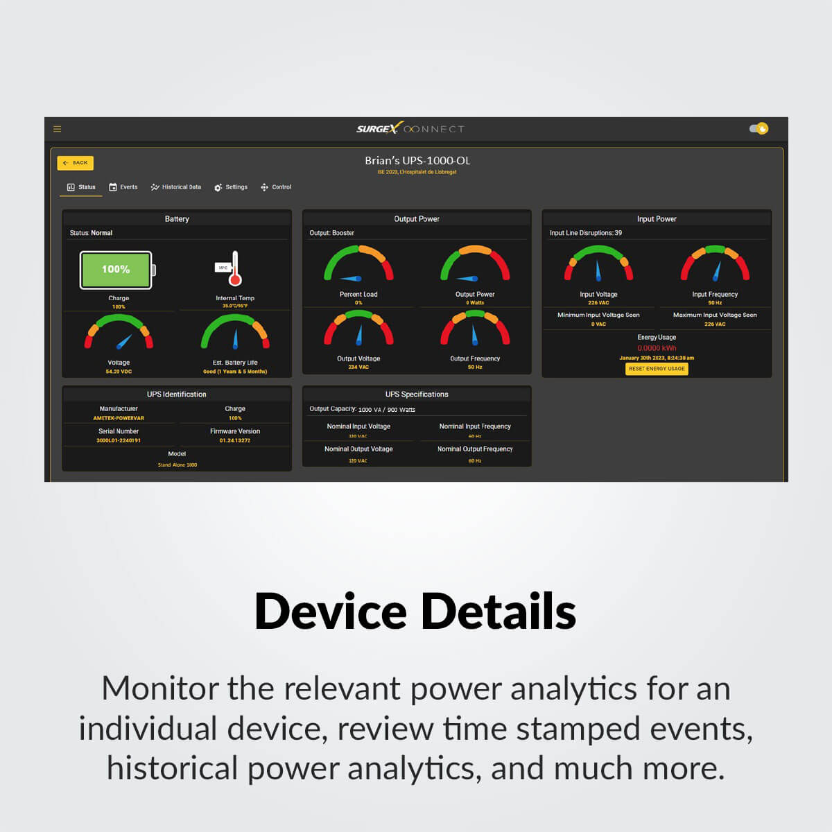 surgex-connect-2-device-details
